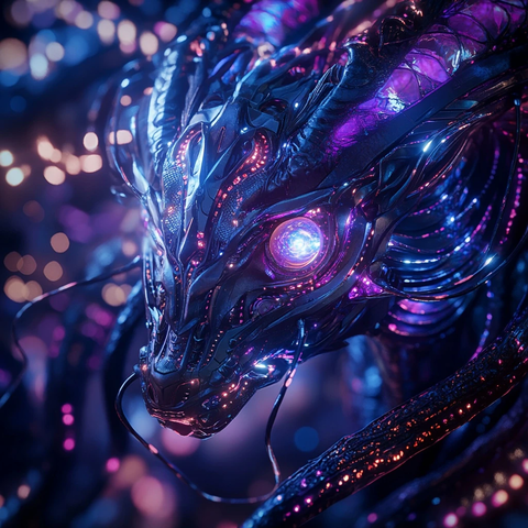 昆虫龙形生物光幻机械探索