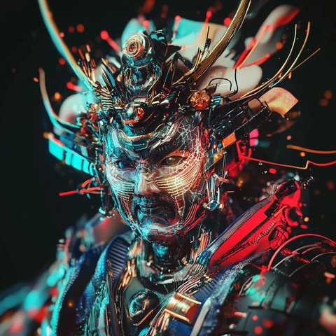 武士妖怪机械融合