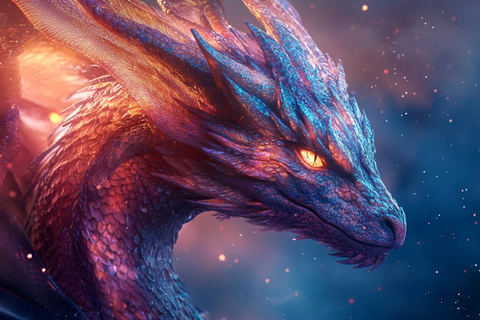 神话龙悬浮精致细节展示