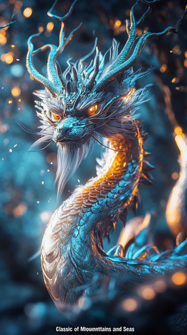 应龙人首龙身神话形象