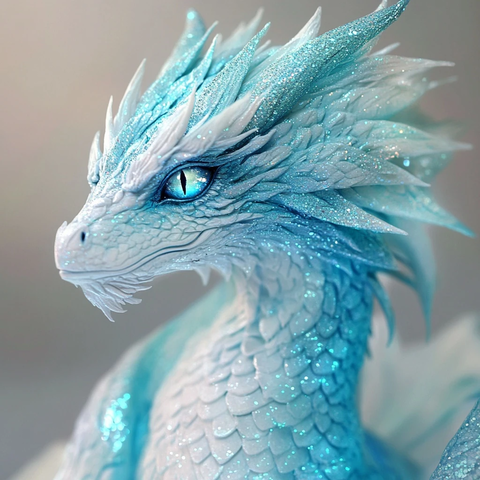 蓝色夜光龙蜥蜴