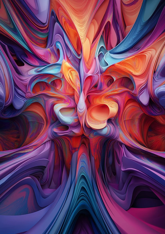 分层幻觉抽象艺术