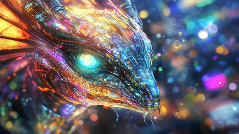 未来生物发光皮肤与电子装饰