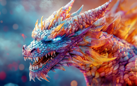 怒火龙兽震撼画面