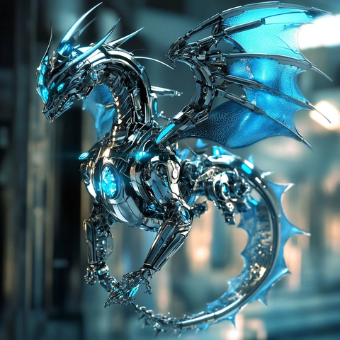 机器人变形龙钻石眼