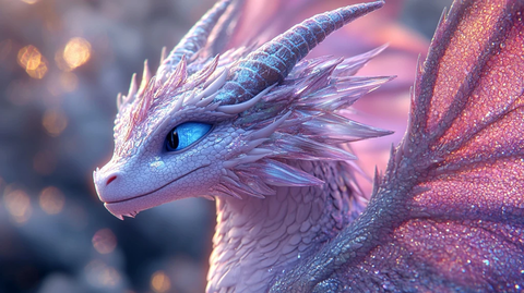 珍珠白龙翼发光颗粒