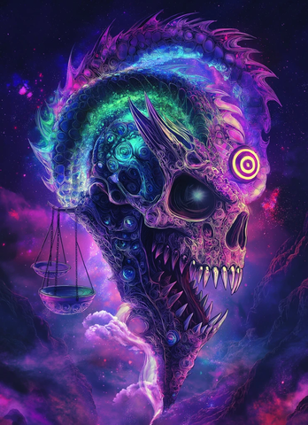 神之骷髅龙宇宙沙漏