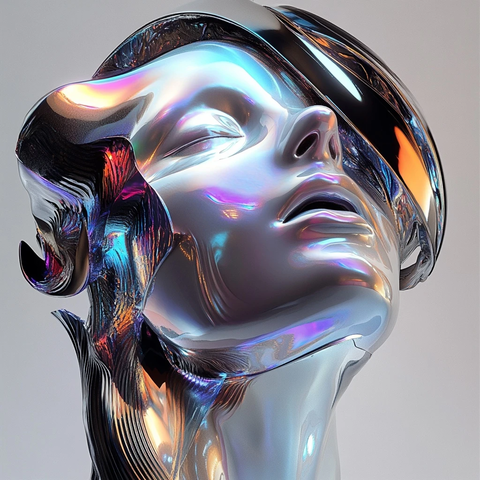 未来科技金属设计元素