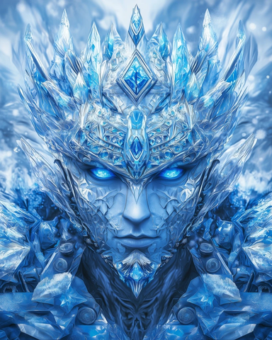 冰骑士水晶盔甲肖像