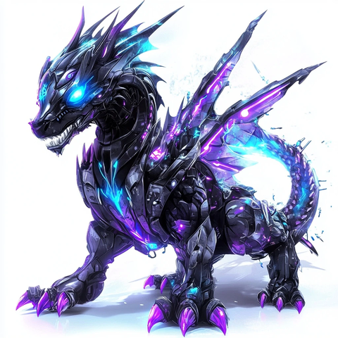 黑金属蓝眼龙游戏图标