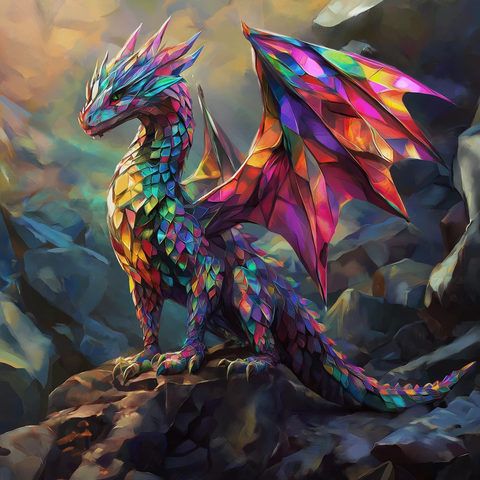 巨型棱柱龙龙与地下城风格