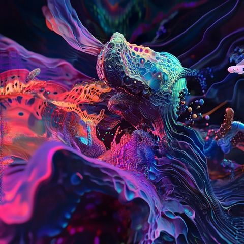 暗黑抽象兽形幻境