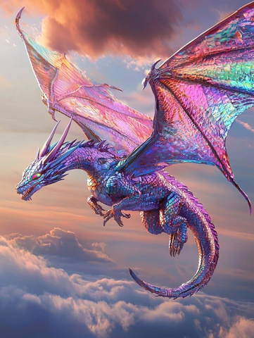 龙飞翔幻彩云天