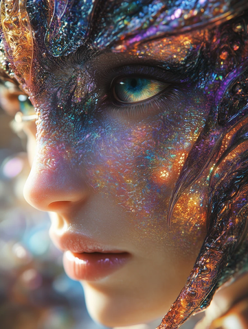 时间女神全息画像