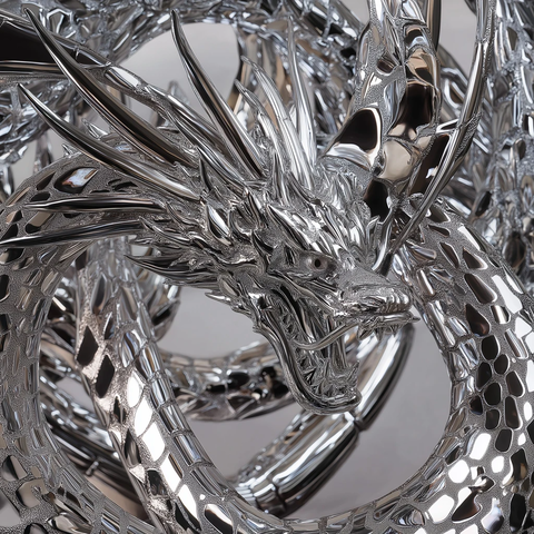 铬钢龙尾盘绕中央头部