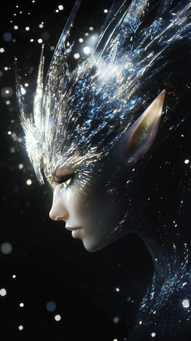 光影星尘中的异族女神