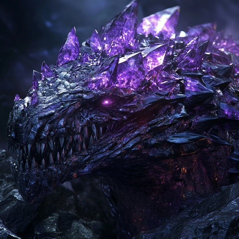 紫色晶体怪物
