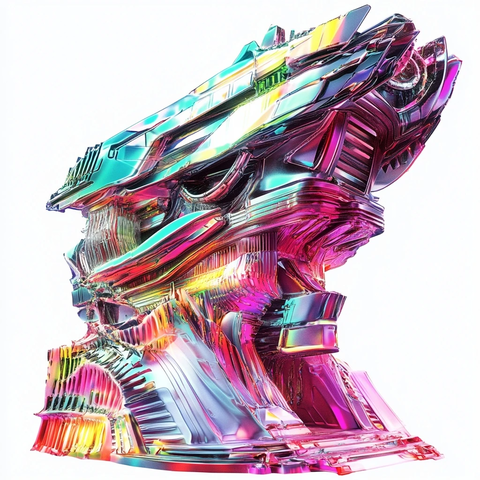 彩色科幻摇滚抽象