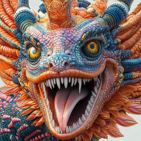 愤怒超写实插画