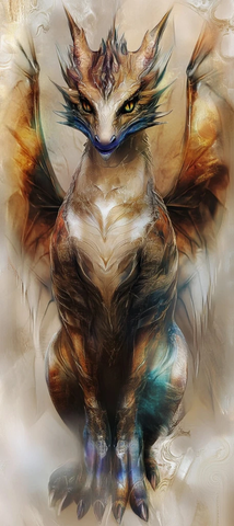 龙翼金属盔甲动态姿势