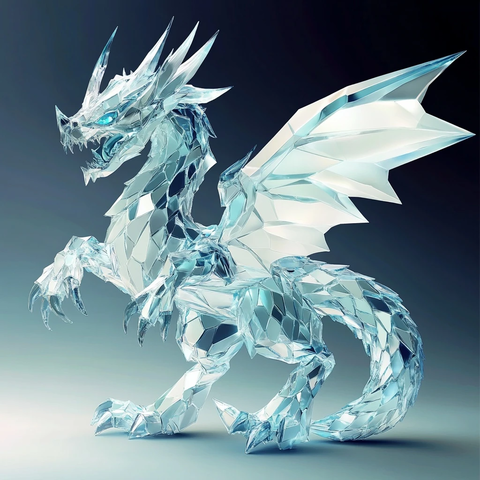 晶体翅膀龙圣诞帽礼物