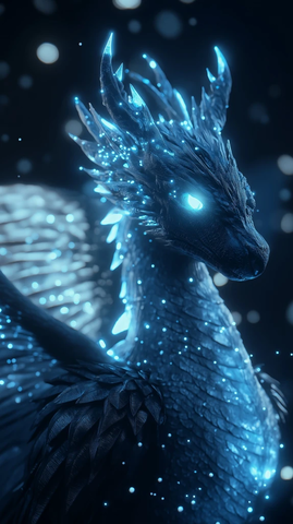 海烟龙翼眼发光细描