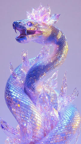 钻石巨蟒花冠冰封发光