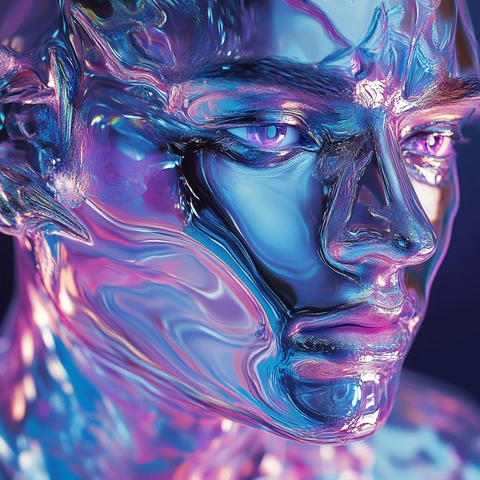 透明玻璃王子与液态金属