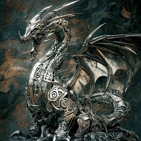 钢龙北欧符文幻想风格