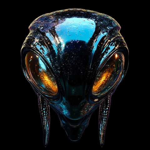 太空入侵者外星人插画