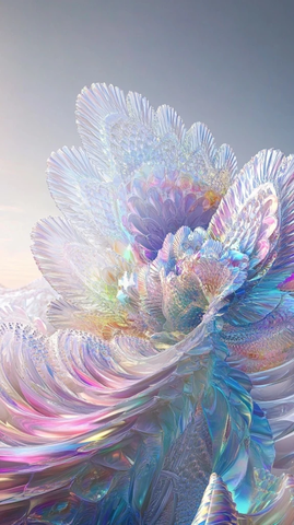 未来数字艺术分形图案