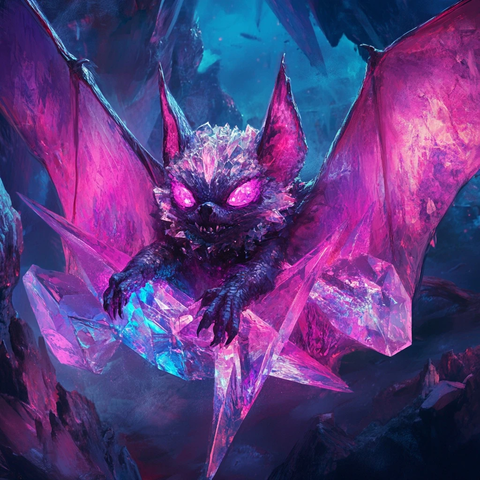 水晶碎片蝙蝠熟悉怪物