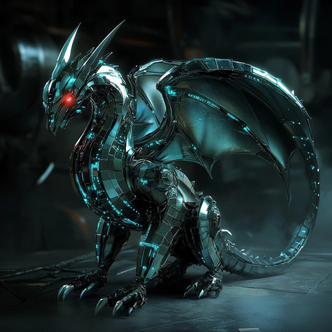 机械巨龙合金鳞片涡轮翼