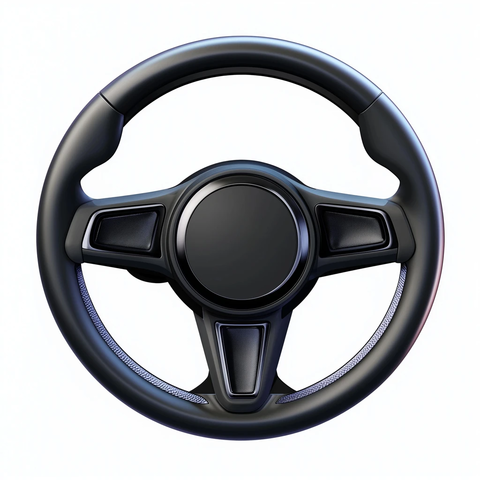 现代动漫风格汽车方向盘