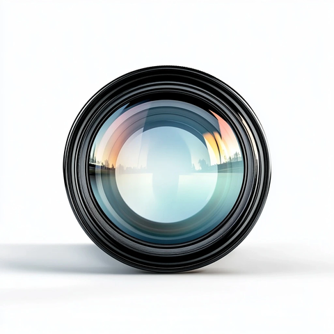 相机镜头前视图