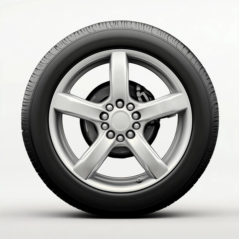 汽车轮胎半悬空状态