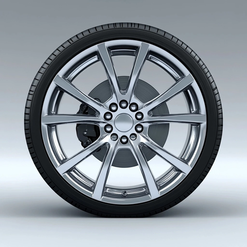 汽车轮毂特写