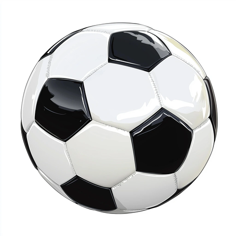 足球插画矢量图设计