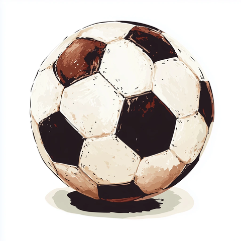 足球矢量插画