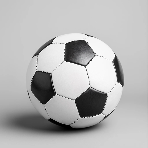 黑白简约梦想和平足球