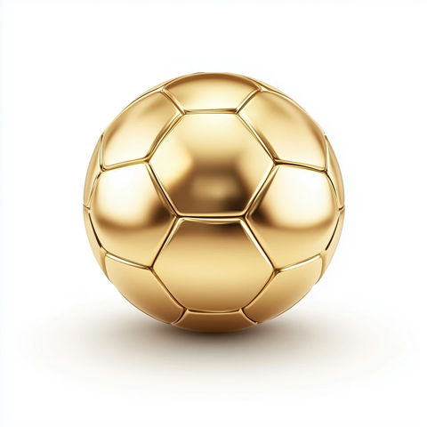 金色足球立体图标