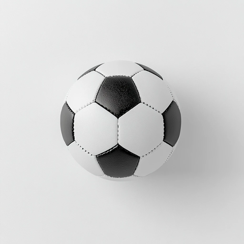 黑白足球球面设计