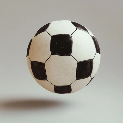 方形足球图案设计