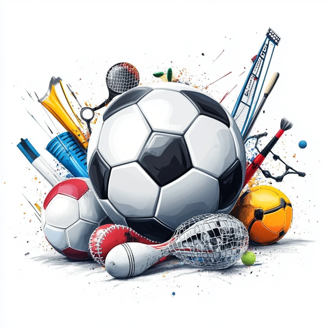 足球球与其他体育器材标志