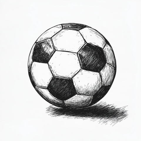 足球长轨迹草图