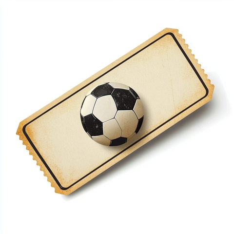 足球比赛门票设计