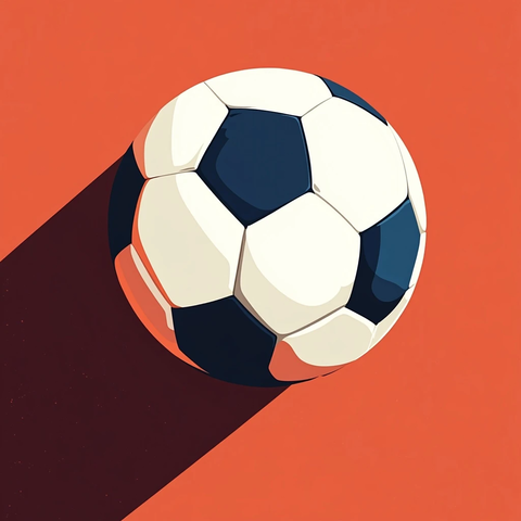 足球动画图标特写