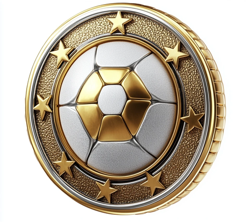 足球俱乐部徽章圆形星形图案