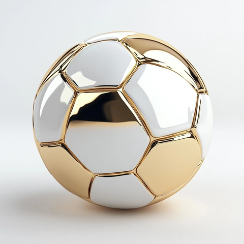 白金足球超高清渲染