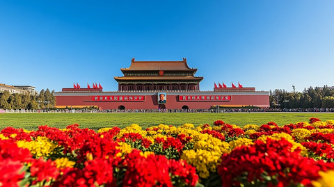 天安门广场之秋